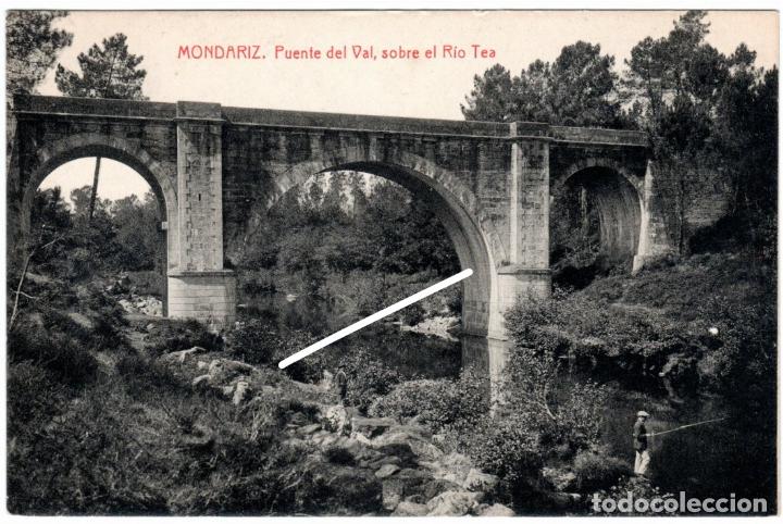 Postais: PRECIOSA POSTAL - MONDARIZ (PONTEVEDRA) - PUENTE DEL VAL SOBRE EL RIO TEA