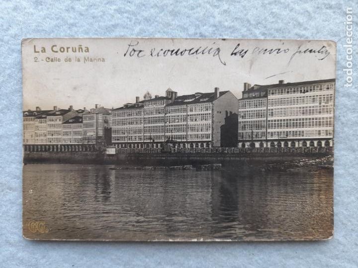 Postales: La Coru&ntilde;a. Calle de la Marina. - Foto 1
