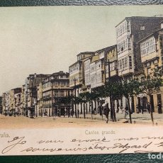 Postales: CANTÓN GRANDE LA CORUÑA .SIN DIVIDIR . 27 AGOSTO 1904