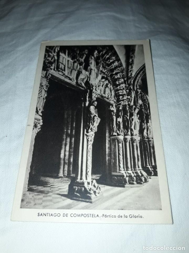 Postkarten: Antigua postal Santiago de Compostela P&oacute;rtico de la Gloria N&ordm; 50 Estamper&iacute;a de Arte