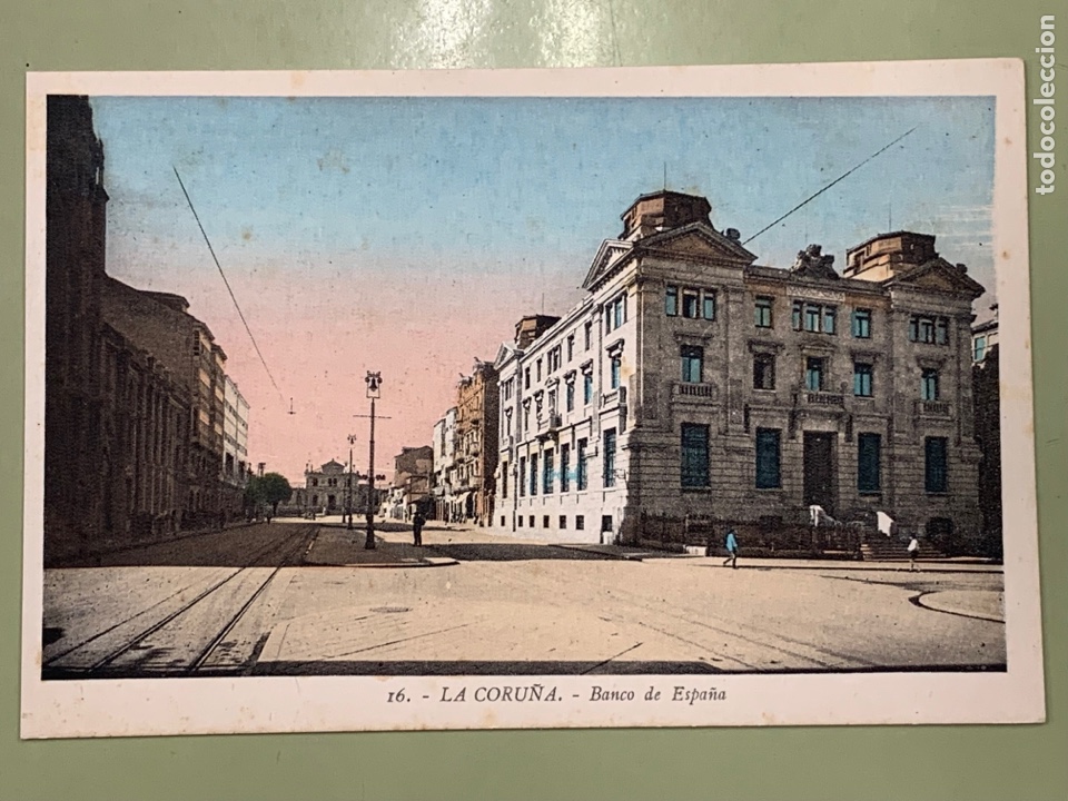 Postales: 16 La Coru&ntilde;a Banco de Espa&ntilde;a - Foto 1
