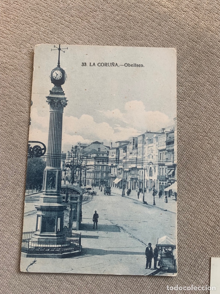 Postales: Obelisco-N&ordm; 33 La Coru&ntilde;a - Foto 1