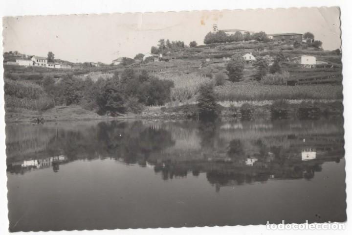Postales: POSTAL- PONTEVEDRA- PAISAJE DE SAN BENITO DESDE EL RIO LEREZ