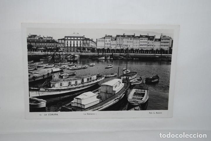 Postales: LA CORU&Ntilde;A . LA DARSENA . - Foto 1