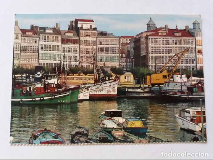 Postales: POSTAL - LA CORU&Ntilde;A - DARSENA - MUELLE - S/C - Foto 1