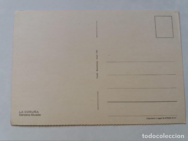 Postales: POSTAL - LA CORU&Ntilde;A - DARSENA - MUELLE - S/C - Foto 2