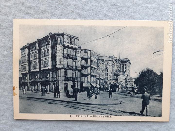 Postales: La Coru&ntilde;a. Plaza de Mina. - Foto 1