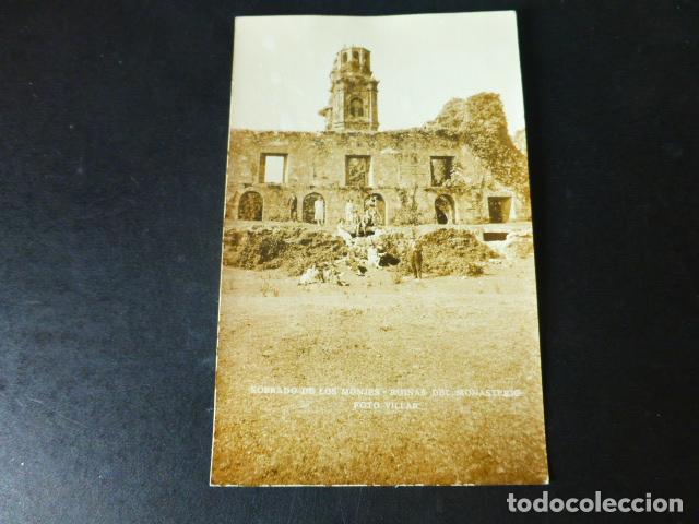 Postkarten: SOBRADO DE LOS MONJES LA CORU&Ntilde;A POSTAL FOTOGRAFICA FOTO VILLAR RUINAS DEL MONASTERIO