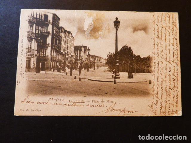 Postales: LA CORU&Ntilde;A PLAZA DE MINA - Foto 1