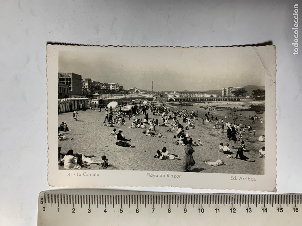 Postales: POSTAL. LA CORU&Ntilde;A. PLAYA DE RIAZOR. EDIT ARRIBAS. - Foto 1