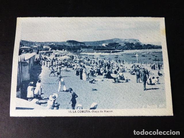Postales: LA CORU&Ntilde;A LA PLAYA DE RIAZOR - Foto 1