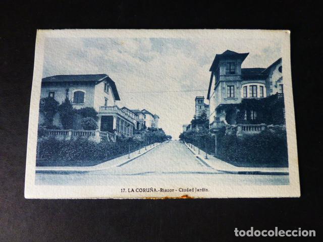 Postales: LA CORU&Ntilde;A RIAZOR CIUDAD JARDIN - Foto 1