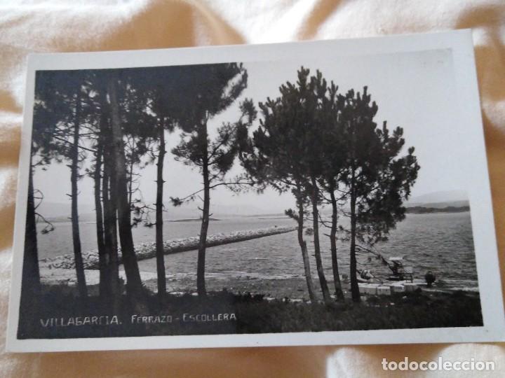 Postais: Postal fotogr&aacute;fica Villagarc&iacute;a Ferrazo Escollera. Sin circular