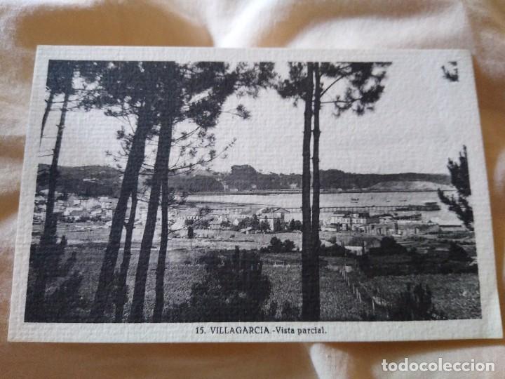 Postkarten: 15 Villagarc&iacute;a. Vista parcial. L Roisin. Sin circular.