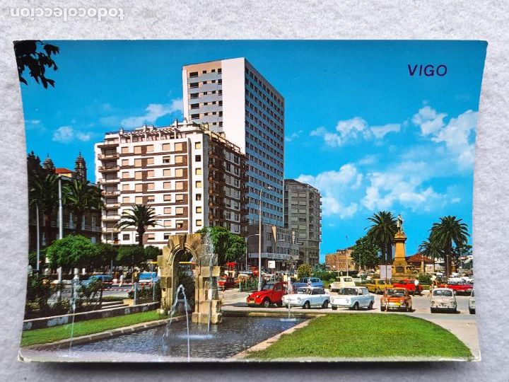 Postales: Vigo. Jardines y Plaza de Elduayen. - Foto 1