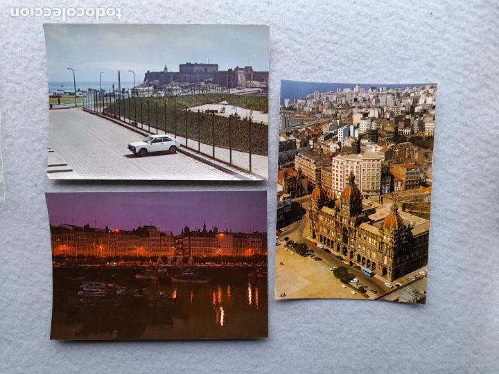 Postales: Lote de 3 postales de La Coru&ntilde;a. - Foto 1
