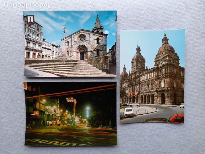 Postales: Lote de 3 postales de La Coru&ntilde;a. - Foto 1