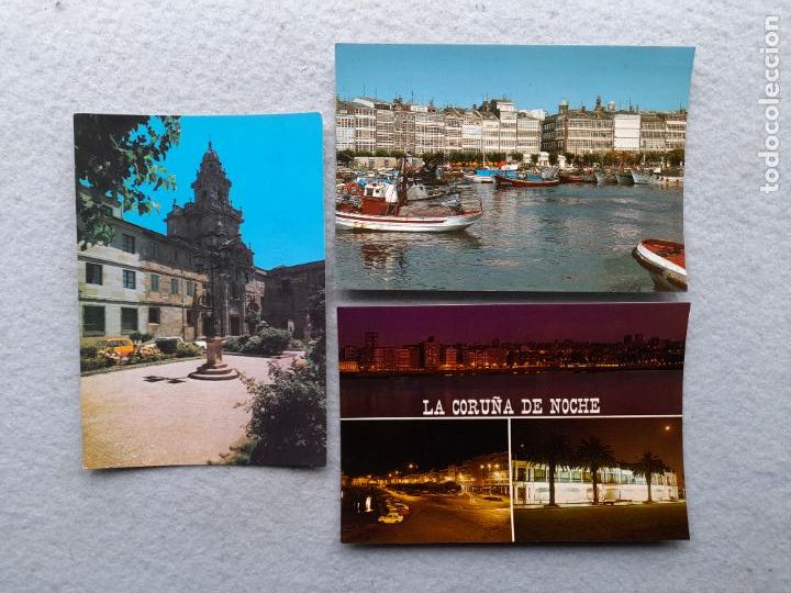 Postales: Lote de 3 postales de La Coru&ntilde;a. - Foto 1