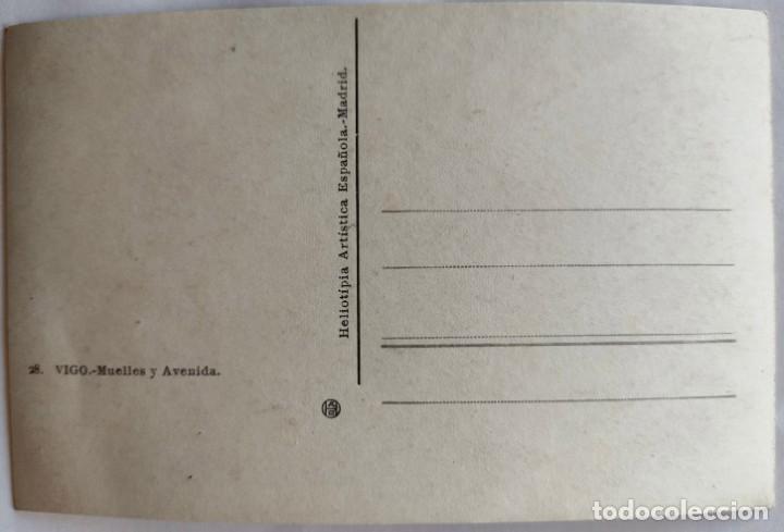 Postales: VIGO MUELLES Y AVENIDA - Foto 2