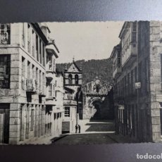 Postales: RIBADAVIA 1957 ORENSE OURENSE POSTAL FOTOGRAFICA SELLO FRANCO - RARISIMA