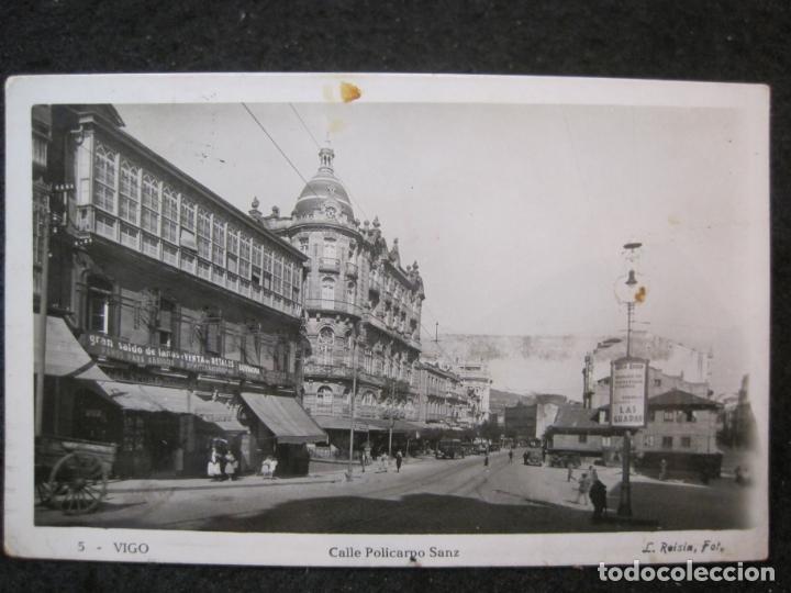 Cartes Postales: VIGO-CALLE POLICARPO SANZ-FOTOGRAFICA ROISIN-5-POSTAL ANTIGUA-(89.392)