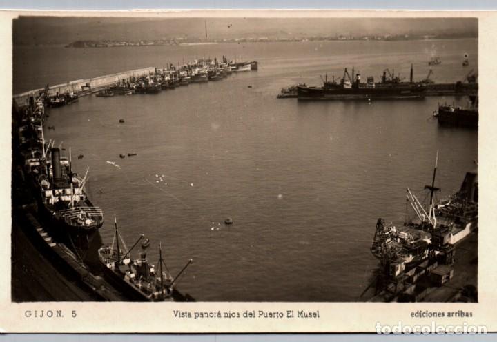 Postales: Tarjeta postal antigua original Vista panoramica del Puerto El Mussi