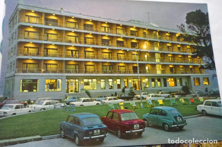 Postales: postal isla de la toja-.hotel residencia-nocturna coches seat cm
