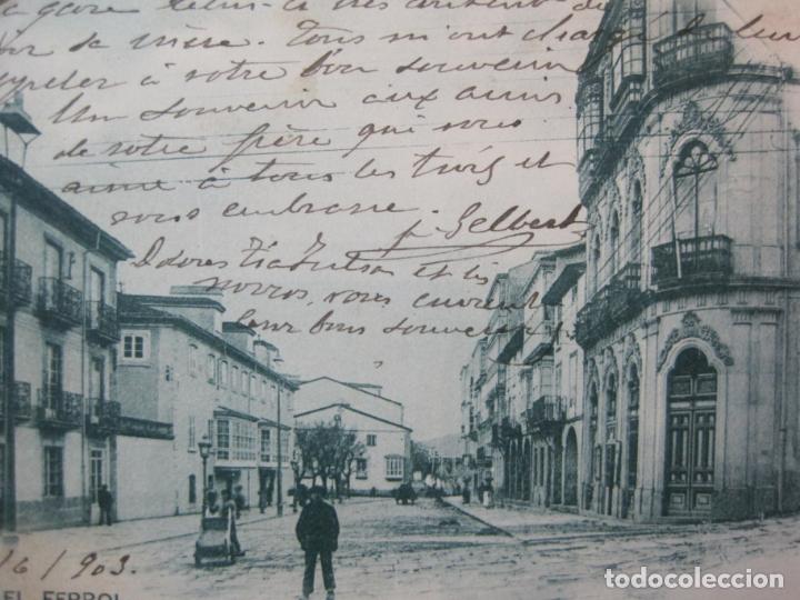 Postcards: EL FERROL-AVENIDA DE LA CAPITANIA GENERAL DE MARINA-REVERSO SIN DIVIDIR-POSTAL ANTIGUA-(90.613)