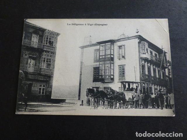 Postales: VIGO PONTEVEDRA LA DILIGENCIA - Foto 1
