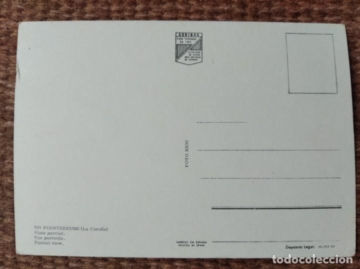 Postales: PUENTEDEUME - LA CORU&Ntilde;A - EDICIONES ARRIBAS - Foto 2