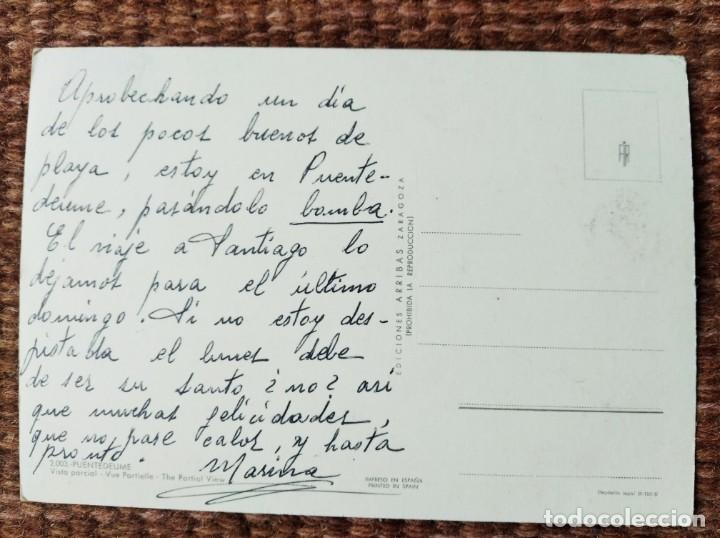 Postales: PUENTEDEUME - LA CORU&Ntilde;A - EDICIONES ARRIBAS - Foto 2