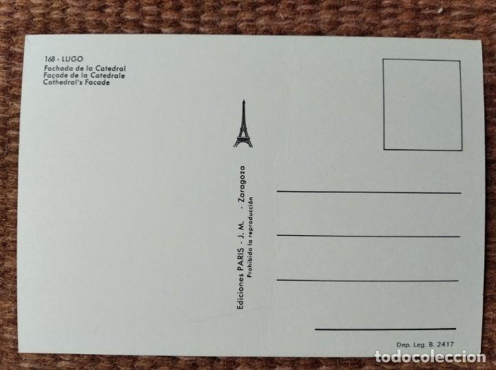 Postales: LUGO - CATEDRAL - ED: PARIS - Foto 2