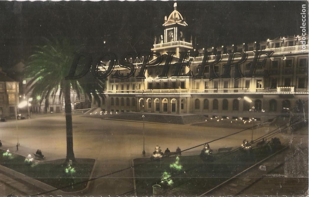 Postales: POSTAL,EL FERROL- LA CORU&Ntilde;A, PLAZA DEL AYUNTAMIENTO, ED. ARRIBAS N&ordm; 202, SIN CIRCULAR