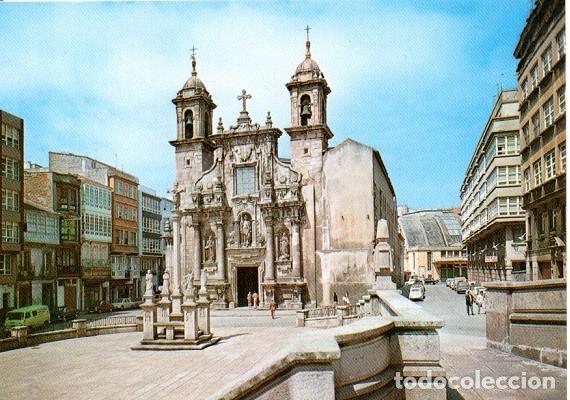 Postales: Coru&ntilde;a - 3530 Iglesia de San Jorge