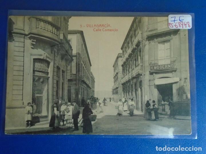Postales: (PS-68948)POSTAL DE VILLAGARCIA-CALLE COMERCIO.FOTOTIPIA THOMAS