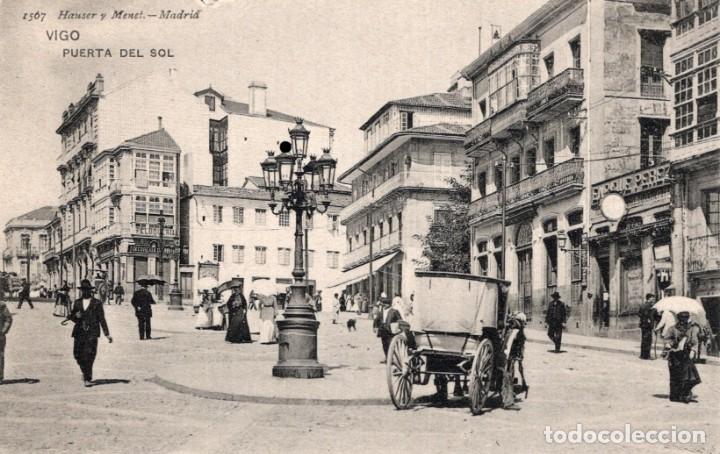 Postales: Vigo. 1567 H y M. Puerta del Sol - Foto 1