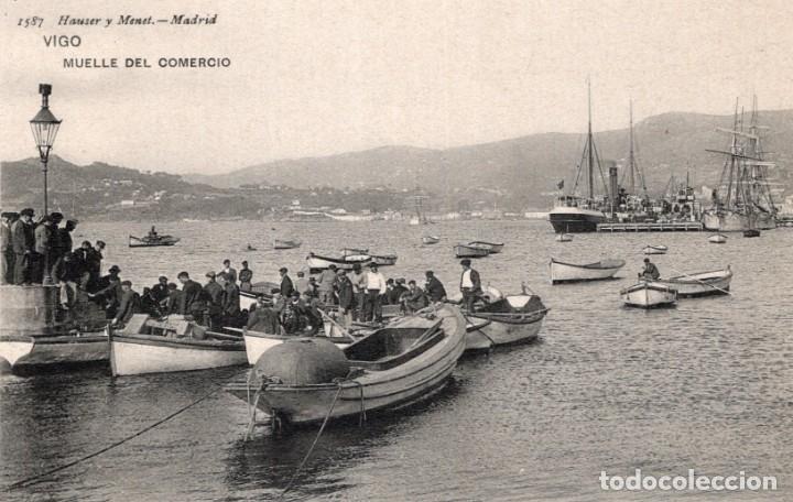 Postales: Vigo. 1587 H y M. Muelle del Comercio - Foto 1