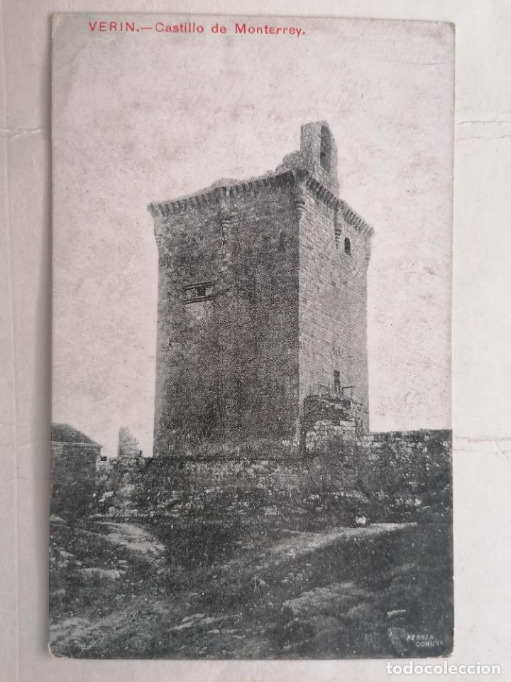 Postales: POSTAL VERIN, CASTILLO DE MONTERREY - Foto 1
