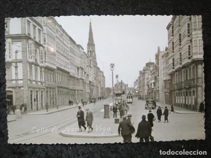 Postcards: LA CORU&Ntilde;A-CALLE DE JUANA DE VEGA-POSTAL ANTIGUA-(94.379)