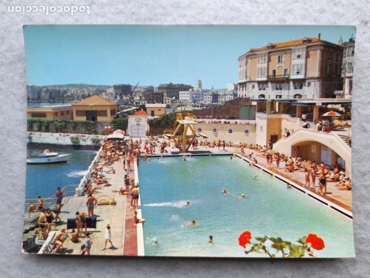 Postales: La Coru&ntilde;a. Piscina de la Solana. - Foto 1