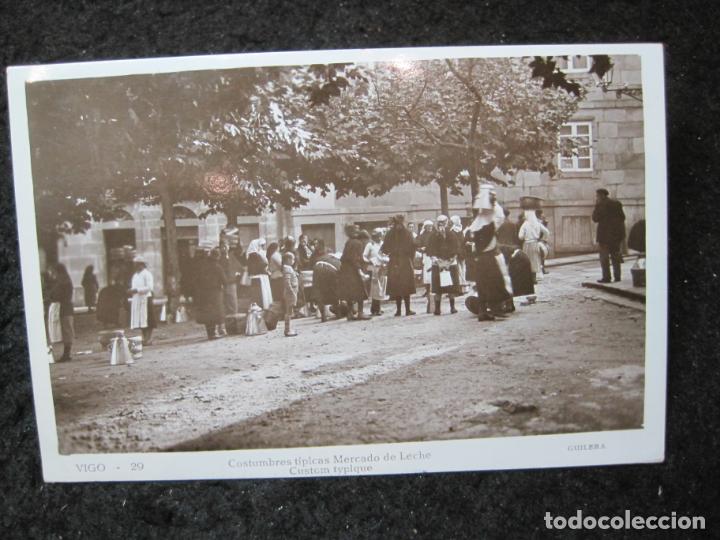 Postales: VIGO-COSTUMBRES TIPICAS MERCADO DE LECHE-29-GUILERA-FOTOGRAFICA-POSTAL ANTIGUA-(94.644)