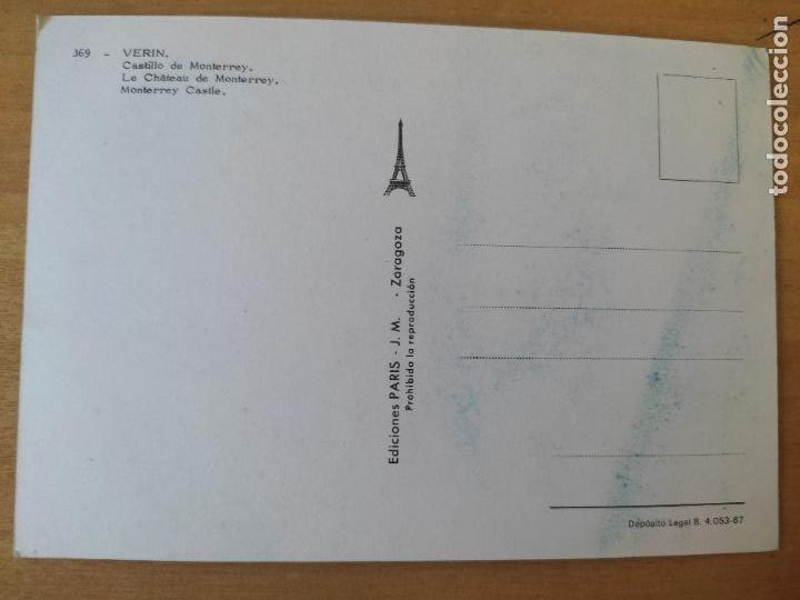 Postales: VERIN ED PARIS 369 SC - Foto 2