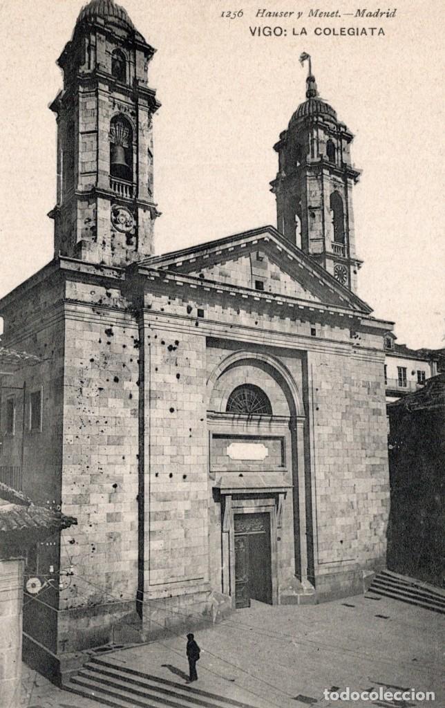 Postales: Vigo. La Colegiata - Foto 1