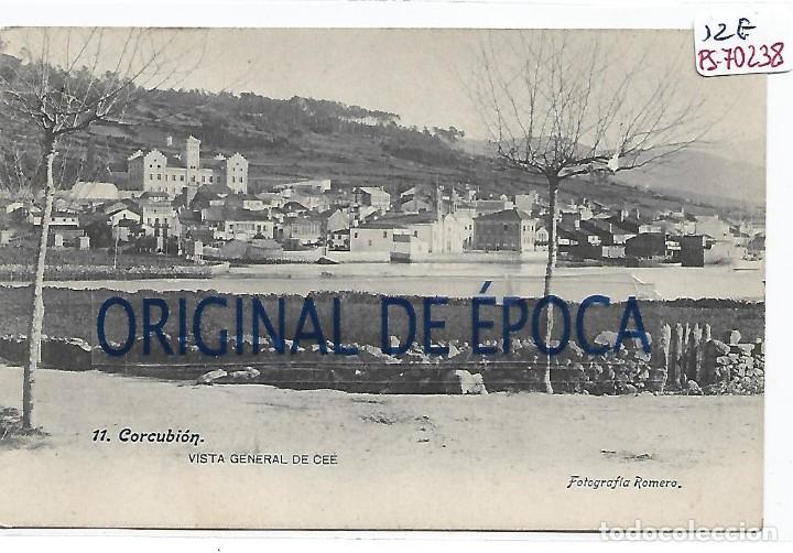 Postales: (PS-70238)POSTAL DE CORCUBION-VISTA GENERAL DE CEE.FOTOGRAFIA ROMERO