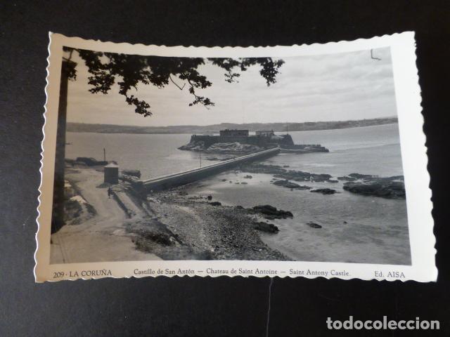 Postales: LA CORU&Ntilde;A CASTILLO DE SAN ANTON - Foto 1