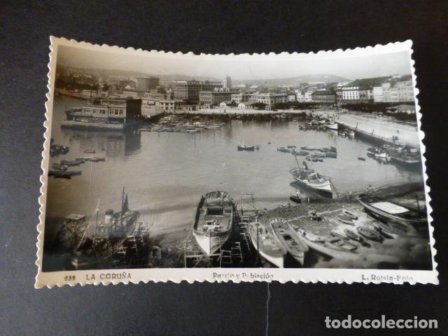 Postales: LA CORU&Ntilde;A PUERTO Y POBLACION - Foto 1