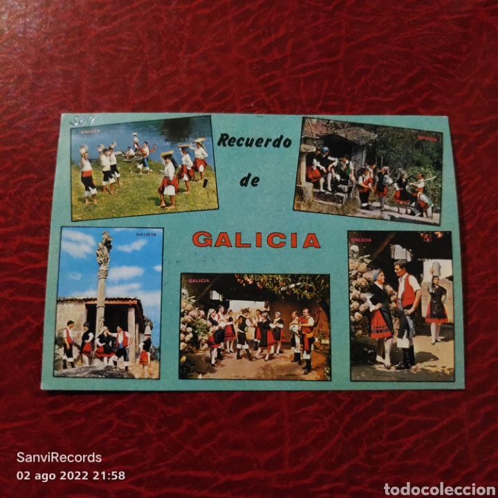 Postales: POSTAL: RECUERDO DE GALICIA (GALICIA)
