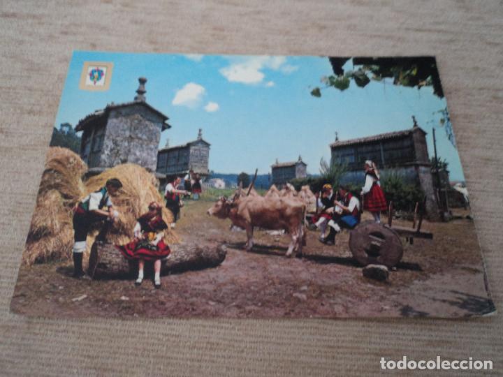 Postkarten: galicia - tempo de vagar / descanso - n&ordm; 14 - ed. dominguez, escudo de oro, s/c