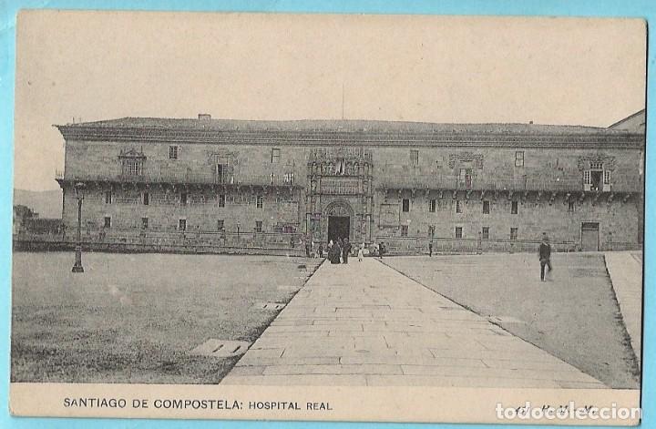Postkarten: SANTIAGO DE COMPOSTELA. HOSPITAL REAL. 451 H.M.-M. HAUSER Y MENET