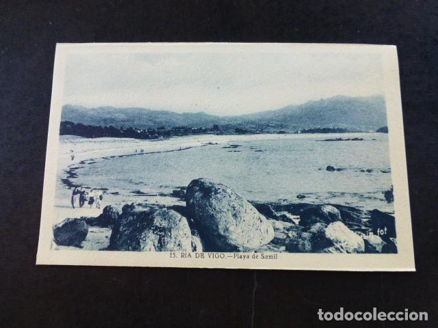 Postales: RIA DE VIGO PLAYA DE SAMIL - Foto 1